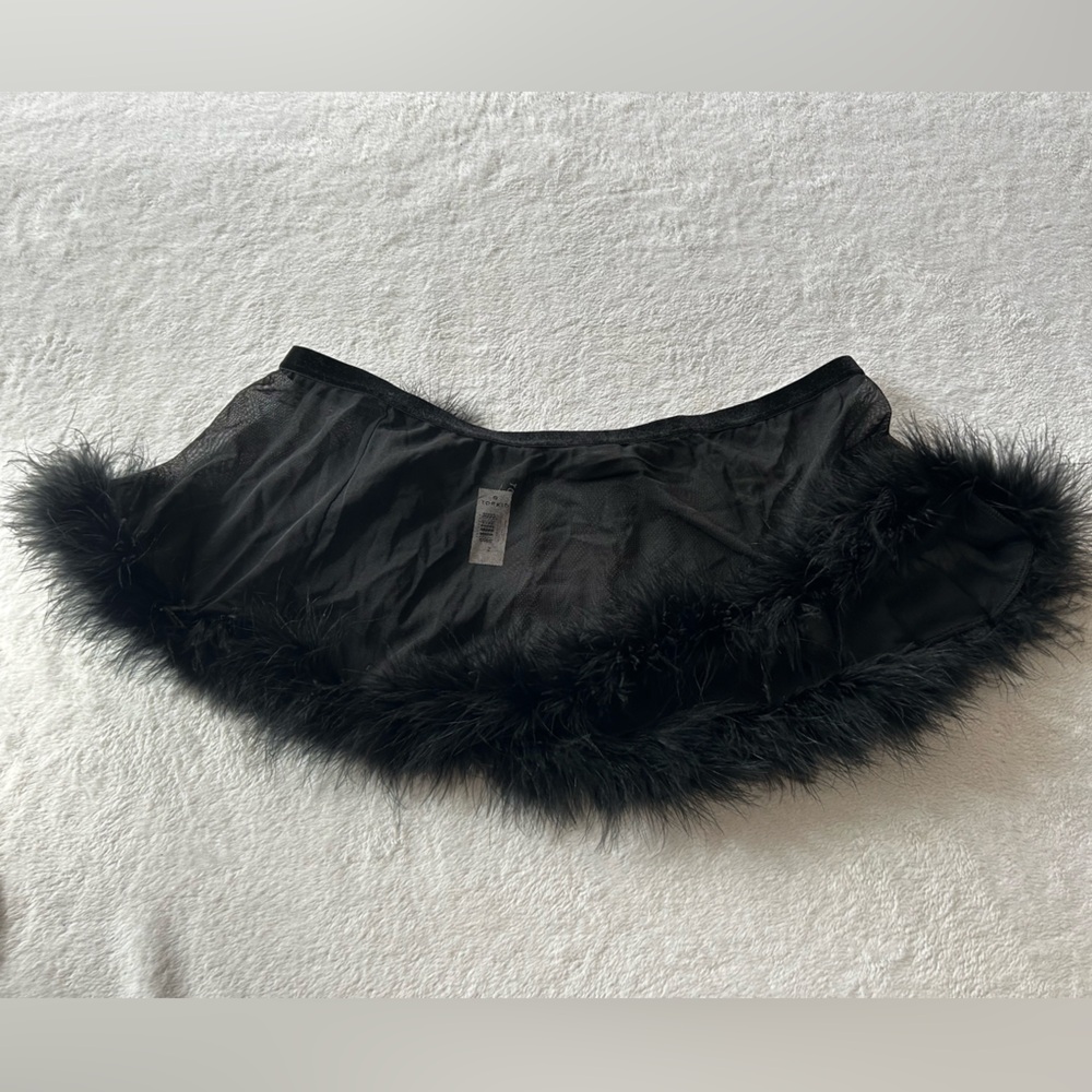 NWT Torrid Size 2 Black lingerie Skirt Black